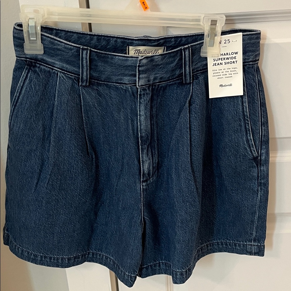 Madewell The Harlow Superwide Jean Short